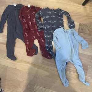 Kyte Baby& Kate Quinn 4pc pajama Footies Set